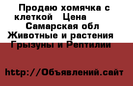 Продаю хомячка с клеткой › Цена ­ 950 - Самарская обл. Животные и растения » Грызуны и Рептилии   